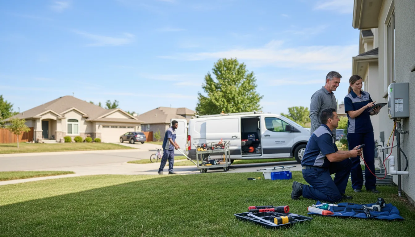 Tankless water heater service in Palm, PA